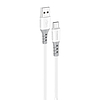 Foneng X66 USB-USB-C kábel, 20W, 3A, 1m, fehér (X66 Type-C)