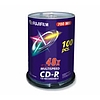 Fuji CD-R 700MB 80min 52x tintasugaras nyomtatható henger 100db Pro Full