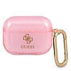 Guess GUAPUCG4GP AirPods Pro borító rózsaszín/rózsaszín Glitter Collection