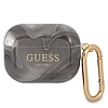 Guess GUAPUNMK AirPods Pro borító fekete/fekete Marble Collection