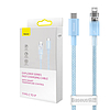Gyorstöltő kábel Baseus USB-C a Lightning Explorer sorozathoz 2 m, 20 W, kék (CATS010303)