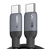 Gyorstöltő kábel USB-C-USB-C UGREEN 15283 1m, fekete (15283)