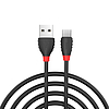 Hoco - adatkábel Kiváló töltés (X27) - USB-A - USB Type-C, 10 W, 2,4 A, 1,2 m - fekete (KF239210)