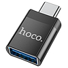 Hoco - OTG-adapter (UA17) - USB Type-C-USB-A, Plug & Play, 2A - fekete (KF239333)