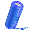 Hoco - Vezeték nélküli művészeti hangszóró (BS48) - Bluetooth 5.1, FM, TF kártya, U lemez, RGB fények, 10 W, 1200 mAh - kék (KF2314471)