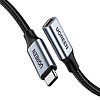 Hosszabbító USB-C 3.1 Gen2 UGREEN US372 kábel, 4K, 100W, 0.5m, fekete (80810)