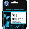 HP 3ED71A No.712 Black tintapatron eredeti 80ml