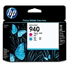 HP C4901AE No.940 Magenta + Cyan nyomtatófej eredeti