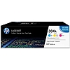 HP CF372AM No.304A CC531A + CC532A + CC533A Multipack Cyan Magenta Yellow lézertoner eredeti 3x2,8K