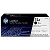 HP Q2612AD No.12A Black Dupla lézertoner eredeti 2x2K