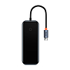 Hub 7in1 Baseus AcmeJoy Series USB-C - 2xUSB 3.0 + HDMI + USB 2.0 + USB-C PD + SD/TF, sötétszürke (WKJZ010413)