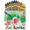 Ico Süni zsírkréta 12 színű rajzoláshoz, színezéshez