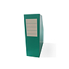 Diplomat iratpapucs karton 90mm  fóliázott zöld 1800 gr