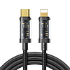 Joyroom kábel USB Type C - Lightning PD 20W 1,2m fekete (S-CL020A12-black)