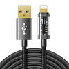 Joyroom USB kábel - Lightning töltéshez / adatátvitelhez 2,4A 20W 2m fekete (S-UL012A20)