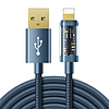 Joyroom USB kábel - Lightning töltéshez / adatátvitelhez 2,4A 20W 2m kék (S-UL012A20)