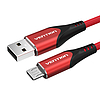 Kabel USB 2.0 do Micro-B USB Vention COARG 1,5 m, piros (COARG)