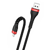 Kábel USB-Micro USB Foneng, x82 Armored 3A, 1m, fekete (X82 Micro)