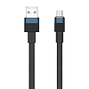 Kábel USB-mikro USB Remax Flushing, RC-C001, 1m, fekete (RC-C001 A-M black)