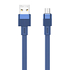 Kábel USB-mikro USB Remax Flushing, RC-C001, 1m,1) kék (RC-C001 A-M blue)