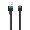Kábel USB-villám Remax Flushing, RC-C001, 1m,1) fekete (RC-C001 A-L black)