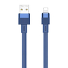 Kábel USB-villám Remax Flushing, RC-C001, 1m,1) kék (RC-C001 A-L blue)