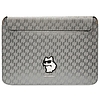 Karl Lagerfeld Saffiano Monogram Choupette KLCS14SAKHPCG 14" laptoptok - ezüst