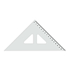 Koh-I-Noor háromszög vonalzó műanyag 60 fokos 25 cm átlátszó 744750, Akció a készlet erejéig!