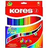 Kores Duo kétvégű színesceruza készlet 24db=48 szín/készlet normál háromszög