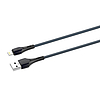 LDNIO LS521, 1 m USB - Villámkábel, szürke-kék (LS521 lightning)
