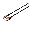 LDNIO LS531 USB - Micro USB 1 m-es kábel, szürke-narancssárga (LS531 micro)