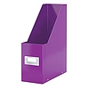 Leitz 60470062 Click&Store 95mm lakkfényű iratpapucs lila PP/karton