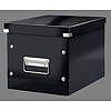 Leitz Click&Store irattároló doboz A4 méretű lakkfényű fekete 61090095