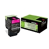 Lexmark 802HM CX410 CX510 lézertoner eredeti Magenta 3K 80C2HM0