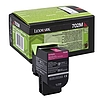 Lexmark CS310 SC410 SC510 lézertoner eredeti Magenta 1K 70C20M0 702M