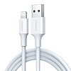 Lightning kábel USB UGREEN 2.4A US155, 0,25 m, fehér (80312)