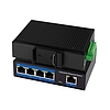 LogiLink Industrial Fast Ethernet PoE switch, 5 portos, 10/100 Mbit/s (NS200P)