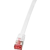 Logilink Patch Cable Flat Cat.6A Shielded 0,50m white (CF2021S)