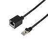 LogiLink Patch kábelhosszabbító prémium, Cat.6A, S/FTP, fekete, 10 m (CQX093S)