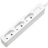 LogiLink Socket outlet 3-way, slim, 1.5m, white (LPS229)