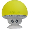 Logilink Speaker, portable, bluetooth, mushroom design, yellow (SP0054YW)
