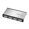 Logilink USB 2.0 hub, 4 port, beleértve tápegység (UA0404)