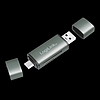 Logilink USB 3.2 Gen1 kártyaolvasó, SD és microSD kártyához, alumínium ház (CR0043)