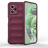 Magic Shield Case Cover Xiaomi Redmi Note 12 5G / Poco X5 5G Flexible Armor Cover Burgundy készülékhez