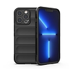 Magic Shield Case iPhone 13 Pro-hoz rugalmas páncélozott borítás fekete