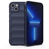 Magic Shield Case tok iPhone 14 Plus rugalmas páncélozott sötétkék borítással