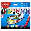 Maped Color Peps Maxi filctoll háromszög test, kimosható, vastag 1-3,6mm 12db-os készlet