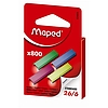 Maped tűzőkapocs, színes 26/6 800 db/doboz 324806