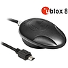 Navilock NL-8005U GPS Mini USB 2.0 Multi GNSS Vevő u-blox 8 1.5 m (62578)