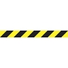 Öntapadó veszélyt jelző csík sárga-fekete 10 cm x 33 fm